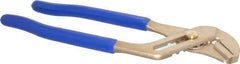 Ampco - 12" OAL, Groove Joint Tongue & Groove Pliers - Standard Straight Jaws, Standard Head - Eagle Tool & Supply