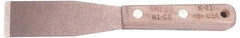 Ampco - 2 Inch Wide Nickel Copper Stiff Putty Knife - Wood Handle, 8 Inch Overall Length - Eagle Tool & Supply