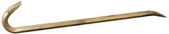 Ampco - 36" OAL Nonsparking Wrecking Bar - 1-11/16" Wide, Aluminum Bronze - Eagle Tool & Supply