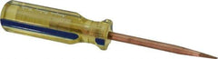 Ampco - Nonsparking Slotted Screwdriver - Round Shank, Acetate Handle - Eagle Tool & Supply