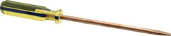 Ampco - Nonsparking Slotted Screwdriver - Round Shank, Acetate Handle - Eagle Tool & Supply