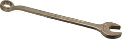 Ampco - 1-1/8" 12 Point Offset Combination Wrench - 15° Offset Angle, 17" OAL, Aluminum Bronze, Plain Finish - Eagle Tool & Supply