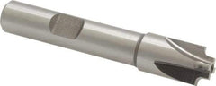 Keo - 1/16" Radius, 7/16" Mill Diam, 4 Flute High Speed Steel Corner Rounding End Mill - Single End, Uncoated, 1/4" Tip Diam, 2-1/2" OAL, 3/8" Shank Diam - Eagle Tool & Supply