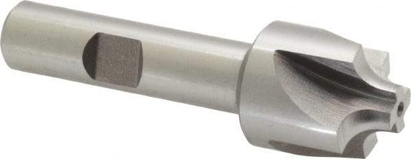 Keo - 3/16" Radius, 7/8" Mill Diam, 4 Flute High Speed Steel Corner Rounding End Mill - Single End, Uncoated, 3/8" Tip Diam, 2-15/16" OAL, 1/2" Shank Diam - Eagle Tool & Supply