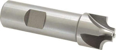 Keo - 3/16" Radius, 7/8" Mill Diam, 4 Flute High Speed Steel Corner Rounding End Mill - Single End, Uncoated, 3/8" Tip Diam, 3-1/8" OAL, 3/4" Shank Diam - Eagle Tool & Supply