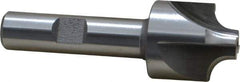 Keo - 1/4" Radius, 1" Mill Diam, 4 Flute High Speed Steel Corner Rounding End Mill - Single End, Uncoated, 3/8" Tip Diam, 3" OAL, 1/2" Shank Diam - Eagle Tool & Supply