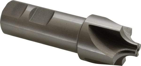 Keo - 5/16" Radius, 1-1/8" Mill Diam, 4 Flute High Speed Steel Corner Rounding End Mill - Single End, Uncoated, 3/8" Tip Diam, 3-1/2" OAL, 7/8" Shank Diam - Eagle Tool & Supply
