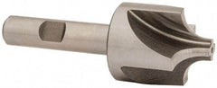Keo - 3/8" Radius, 1-1/4" Mill Diam, 4 Flute High Speed Steel Corner Rounding End Mill - Single End, Uncoated, 3/8" Tip Diam, 3-1/2" OAL, 1/2" Shank Diam - Eagle Tool & Supply