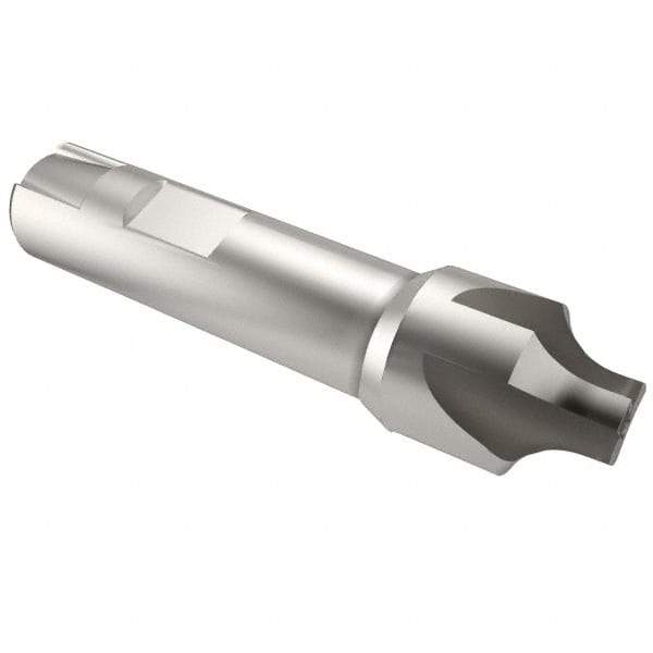 Keo - 3/8" Radius, 1-1/4" Mill Diam, 4 Flute High Speed Steel Corner Rounding End Mill - Single End, Uncoated, 3/8" Tip Diam, 3-3/4" OAL, 7/8" Shank Diam - Eagle Tool & Supply