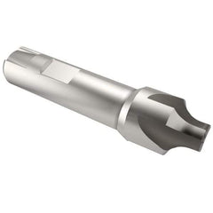 Keo - 3/8" Radius, 1-1/4" Mill Diam, 4 Flute High Speed Steel Corner Rounding End Mill - Single End, Uncoated, 3/8" Tip Diam, 3-3/4" OAL, 7/8" Shank Diam - Eagle Tool & Supply