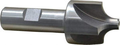 Keo - 7/16" Radius, 1-3/8" Mill Diam, 4 Flute High Speed Steel Corner Rounding End Mill - Single End, Uncoated, 3/8" Tip Diam, 3-3/4" OAL, 3/4" Shank Diam - Eagle Tool & Supply