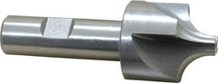 Keo - 1/2" Radius, 1-1/2" Mill Diam, 4 Flute High Speed Steel Corner Rounding End Mill - Single End, Uncoated, 3/8" Tip Diam, 3-7/8" OAL, 3/4" Shank Diam - Eagle Tool & Supply