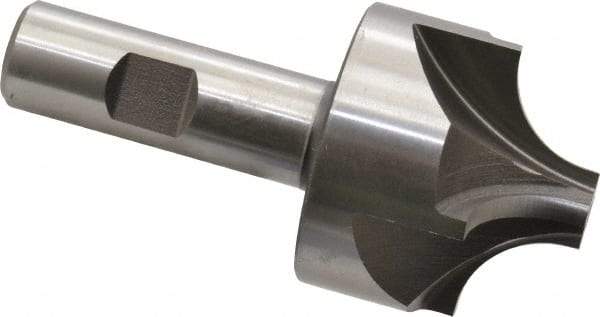 Keo - 5/8" Radius, 1-15/16" Mill Diam, 4 Flute High Speed Steel Corner Rounding End Mill - Single End, Uncoated, 9/16" Tip Diam, 4" OAL, 3/4" Shank Diam - Eagle Tool & Supply