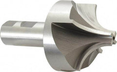 Keo - 1" Radius, 2-3/4" Mill Diam, 4 Flute High Speed Steel Corner Rounding End Mill - Single End, Uncoated, 5/8" Tip Diam, 4-3/4" OAL, 1" Shank Diam - Eagle Tool & Supply