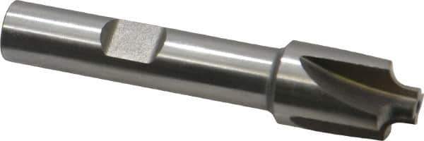 Keo - 2.5mm Radius, 1/2" Mill Diam, 4 Flute High Speed Steel Corner Rounding End Mill - Single End, Uncoated, 2-1/2" OAL, 3/8" Shank Diam - Eagle Tool & Supply