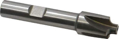 Keo - 2.5mm Radius, 1/2" Mill Diam, 4 Flute High Speed Steel Corner Rounding End Mill - Single End, Uncoated, 2-1/2" OAL, 3/8" Shank Diam - Eagle Tool & Supply