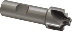 Keo - 6mm Radius, 1" Mill Diam, 4 Flute High Speed Steel Corner Rounding End Mill - Single End, Uncoated, 3-1/4" OAL, 3/4" Shank Diam - Eagle Tool & Supply