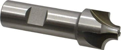 Keo - 7mm Radius, 1" Mill Diam, 4 Flute High Speed Steel Corner Rounding End Mill - Single End, Uncoated, 3-1/4" OAL, 3/4" Shank Diam - Eagle Tool & Supply