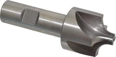 Keo - 10mm Radius, 1-3/8" Mill Diam, 4 Flute High Speed Steel Corner Rounding End Mill - Single End, Uncoated, 3-3/4" OAL, 3/4" Shank Diam - Eagle Tool & Supply