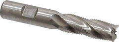 Niagara Cutter - 5/8" Diam, Fine Pitch, 1-5/8" LOC, 4 Flute Cobalt Roughing Square End Mill - Uncoated, 3-3/4" OAL, 5/8" Shank Diam, Single End, 30° Helix - Eagle Tool & Supply