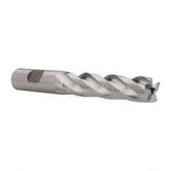 Niagara Cutter - 5/8" Diam, Fine Pitch, 2-1/2" LOC, 4 Flute Cobalt Roughing Square End Mill - Uncoated, 4-5/8" OAL, 5/8" Shank Diam, Single End, 30° Helix - Eagle Tool & Supply