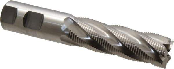 Niagara Cutter - 1" Diam, Fine Pitch, 3" LOC, 5 Flute Cobalt Roughing Square End Mill - Uncoated, 5-1/2" OAL, 1" Shank Diam, Single End, 30° Helix - Eagle Tool & Supply