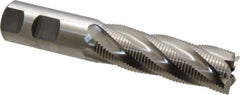 Niagara Cutter - 1" Diam, Fine Pitch, 3" LOC, 5 Flute Cobalt Roughing Square End Mill - Uncoated, 5-1/2" OAL, 1" Shank Diam, Single End, 30° Helix - Eagle Tool & Supply