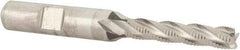 Niagara Cutter - 1/4" Diam, Fine Pitch, 1-1/4" LOC, 4 Flute Cobalt Roughing Square End Mill - Uncoated, 3-1/16" OAL, 3/8" Shank Diam, Single End, Centercutting, 30° Helix - Eagle Tool & Supply