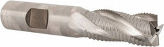 Niagara Cutter - 5/8" Diam, Fine Pitch, 1-1/4" LOC, 4 Flute Cobalt Roughing Square End Mill - Uncoated, 3-3/8" OAL, 5/8" Shank Diam, Single End, 30° Helix - Eagle Tool & Supply