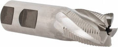 Niagara Cutter - 1" Diam, Fine Pitch, 1-1/8" LOC, 5 Flute Cobalt Roughing Square End Mill - Uncoated, 3-5/8" OAL, 1" Shank Diam, Single End, 30° Helix - Eagle Tool & Supply
