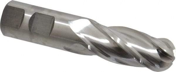 Niagara Cutter - 7/8" Diam, 1-7/8" LOC, 4 Flute Cobalt Ball End Mill - Uncoated, Single End, 4-1/8" OAL, 7/8" Shank Diam, Spiral Flute - Eagle Tool & Supply