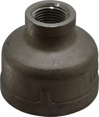 Merit Brass - 1-1/2 x 1/2" Grade 316 Stainless Steel Pipe Reducer Coupling - FNPT x FNPT End Connections, 150 psi - Eagle Tool & Supply