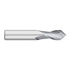 Titan USA - Drill Mills; Material: Solid Carbide ; Mill Diameter (Decimal Inch): 0.0313 ; Shank Diameter (Inch): 1/8 ; Shank Diameter (Decimal Inch): 0.1250 ; Length of Cut (Inch): 1/8 ; Length of Cut (Decimal Inch): 0.1250 - Exact Industrial Supply