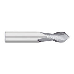 Titan USA - Drill Mills; Material: Solid Carbide ; Mill Diameter (Decimal Inch): 0.0938 ; Shank Diameter (Inch): 1/8 ; Shank Diameter (Decimal Inch): 0.1250 ; Length of Cut (Inch): 3/8 ; Length of Cut (Decimal Inch): 0.3750 - Exact Industrial Supply
