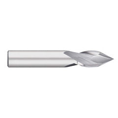 Titan USA - Drill Mills; Material: Solid Carbide ; Mill Diameter (Decimal Inch): 0.0938 ; Shank Diameter (Inch): 1/8 ; Shank Diameter (Decimal Inch): 0.1250 ; Length of Cut (Inch): 3/8 ; Length of Cut (Decimal Inch): 0.3750 - Exact Industrial Supply