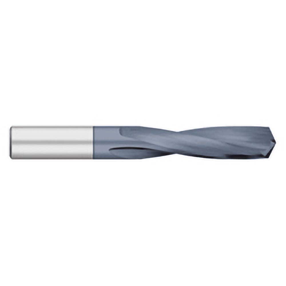 Screw Machine Length Drill Bit: 0.234″ Dia, 135 °, Solid Carbide AlTiN Finish, Right Hand Cut, Spiral Flute, Straight-Cylindrical Shank