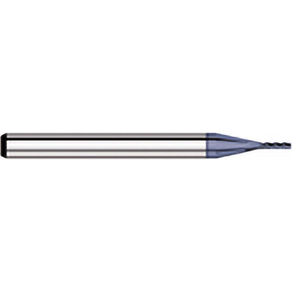 Titan USA - Square End Mills; Mill Diameter (mm): 2.60 ; Mill Diameter (Decimal Inch): 0.1020 ; Number of Flutes: 4 ; Length of Cut (Decimal Inch): 0.3060 ; Material: Solid Carbide ; Finish/Coating: AlTiN - Exact Industrial Supply
