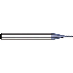 Titan USA - Square End Mills; Mill Diameter (Decimal Inch): 0.1050 ; Number of Flutes: 4 ; Length of Cut (mm): 8.00 ; Length of Cut (Decimal Inch): 0.3150 ; Material: Solid Carbide ; Finish/Coating: AlTiN - Exact Industrial Supply