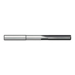 Chucking Reamer: 0.419″ Dia, 4″ OAL, 1-3/8″ Flute Length, Straight Shank, Solid Carbide 6 Flute