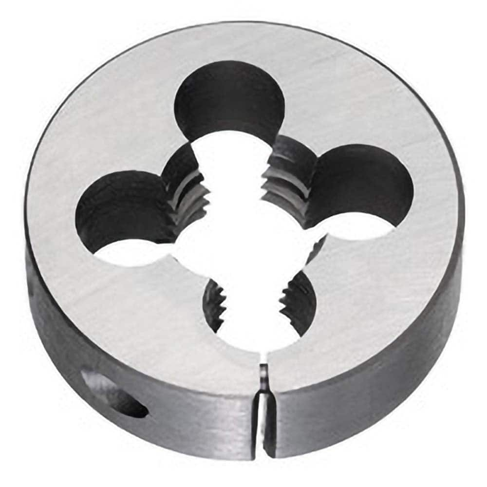 Titan USA - Round Dies; Thread Size: 5/8-11 ; Outside Diameter (Inch): 1-1/2 ; Material: High Speed Steel ; Adjustable: Yes ; Thread Direction: Right Hand ; Series/List: 790 - Exact Industrial Supply