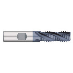 Titan USA - Roughing End Mills; Mill Diameter (Inch): 7/16 ; Mill Diameter (Decimal Inch): 0.4375 ; Number of Flutes: 4 ; Pitch: Coarse ; Length of Cut (Inch): 1 ; Length of Cut (Decimal Inch): 1.0000 - Exact Industrial Supply