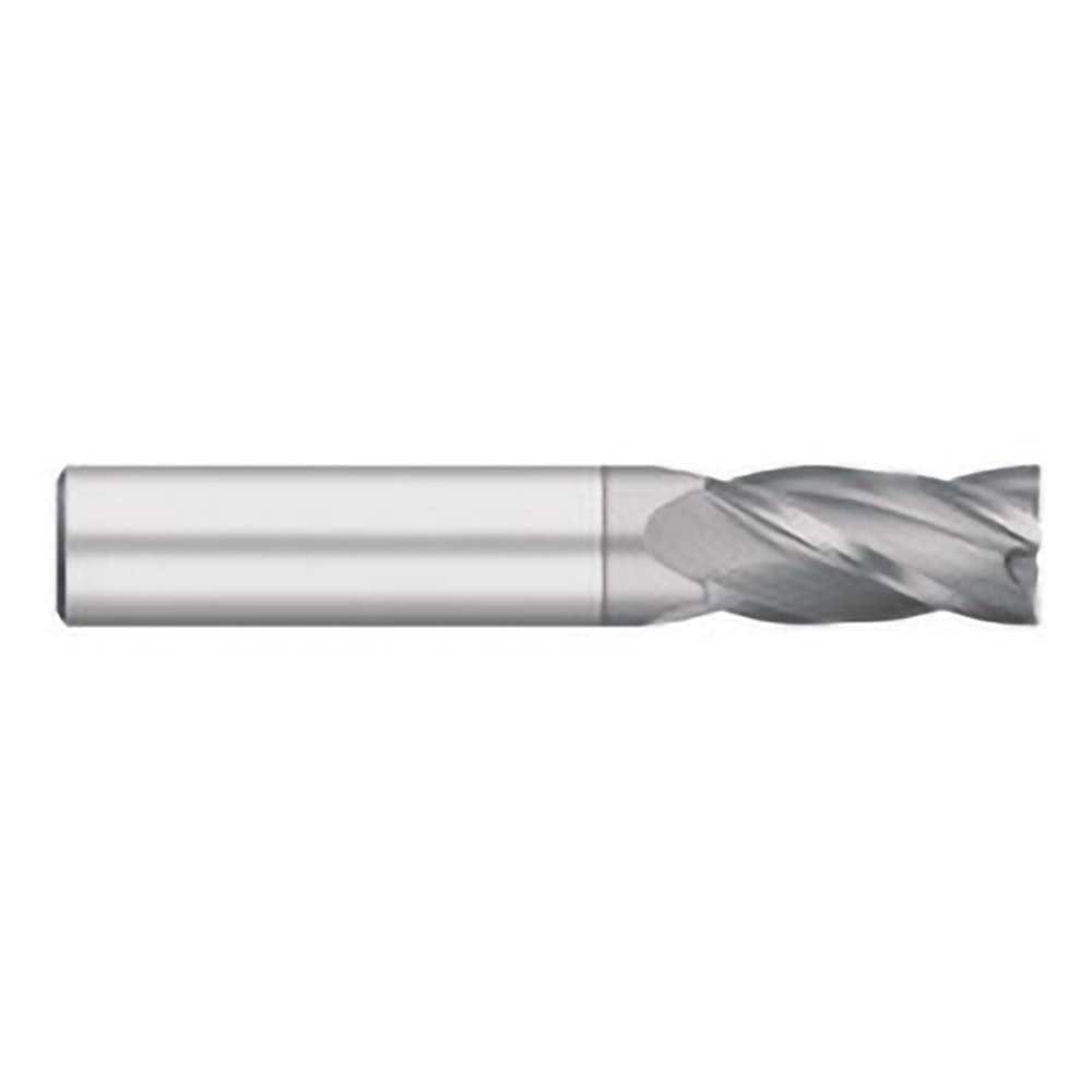 Titan USA - Square End Mills; Mill Diameter (Inch): 1/8 ; Mill Diameter (Decimal Inch): 0.1250 ; Number of Flutes: 4 ; Length of Cut (Inch): 1/2 ; Length of Cut (Decimal Inch): 0.5000 ; Material: Solid Carbide - Exact Industrial Supply