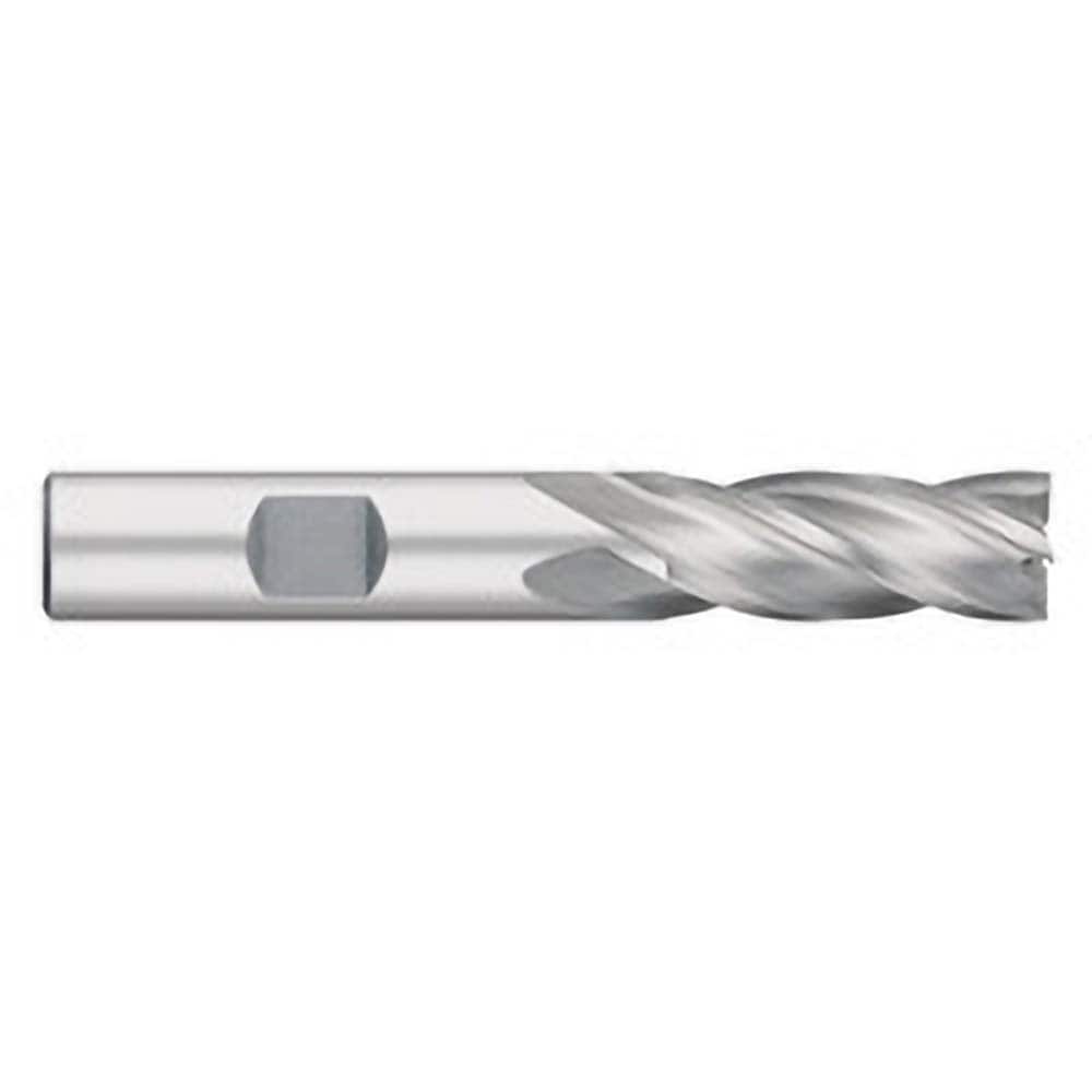 Titan USA - Square End Mills; Mill Diameter (Inch): 1-1/2 ; Mill Diameter (Decimal Inch): 1.5000 ; Number of Flutes: 4 ; Length of Cut (Inch): 2 ; Length of Cut (Decimal Inch): 2.0000 ; Material: Cobalt - Exact Industrial Supply