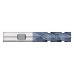 Titan USA - Square End Mills; Mill Diameter (Inch): 1-3/8 ; Mill Diameter (Decimal Inch): 1.3750 ; Number of Flutes: 6 ; Length of Cut (Inch): 2 ; Length of Cut (Decimal Inch): 2.0000 ; Material: Cobalt - Exact Industrial Supply
