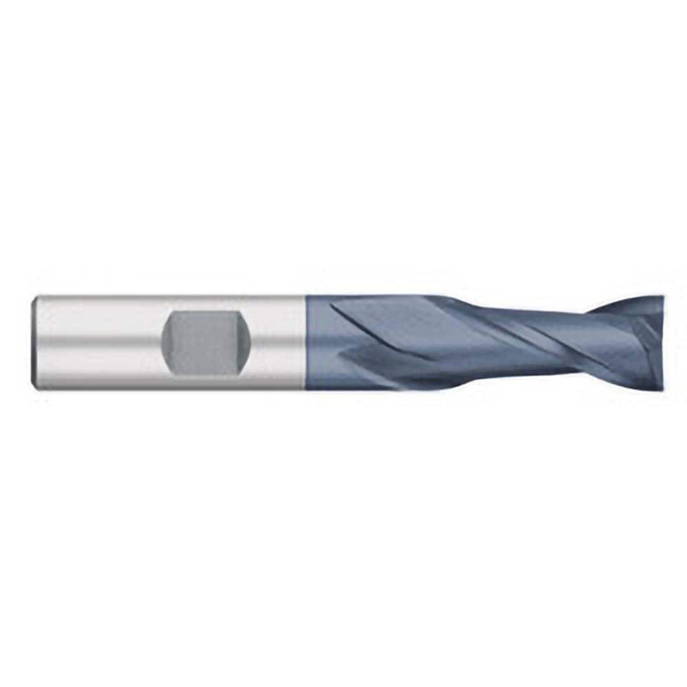 Titan USA - Square End Mills; Mill Diameter (Inch): 3/16 ; Mill Diameter (Decimal Inch): 0.1875 ; Number of Flutes: 2 ; Length of Cut (Inch): 7/16 ; Length of Cut (Decimal Inch): 0.4375 ; Material: Cobalt - Exact Industrial Supply