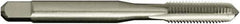 Vermont Tap & Die - 5/8-18 UNF 2/3B 4 Flute Bright Finish High Speed Steel Straight Flute Standard Hand Tap - Plug, Left Hand Thread, 3-13/16" OAL, 1-13/16" Thread Length, H3 Limit, Oversize - Exact Industrial Supply