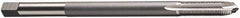 Vermont Tap & Die - #10-32 UNF, 2 Flute, Bright Finish, High Speed Steel Spiral Point Tap - Plug Chamfer, Right Hand Thread, 6" OAL, 7/8" Thread Length, 4.93mm Shank Diam, 2B Class of Fit, Series 3112E - Exact Industrial Supply