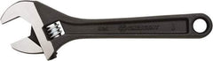 Crescent - 15/16" Jaw Capacity, 6" Standard Adjustable Wrench - Steel, Black Finish, 6" OAL - Eagle Tool & Supply