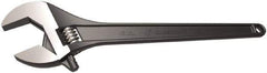 Crescent - 2-1/16" Jaw Capacity, 18" Standard Adjustable Wrench - Steel, Black Finish, 18" OAL - Eagle Tool & Supply