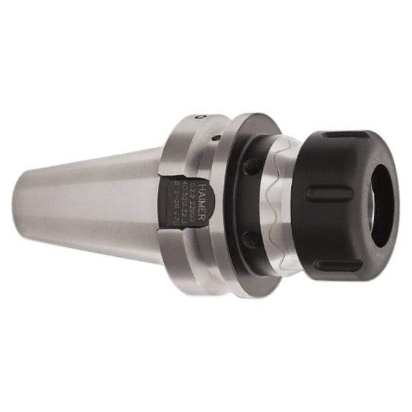 HAIMER - 1/8" to 3/8" Capacity, 160mm Projection, BT40 Taper Shank, ER16 Collet Chuck - 0.0001" TIR, Through-Spindle - Exact Industrial Supply
